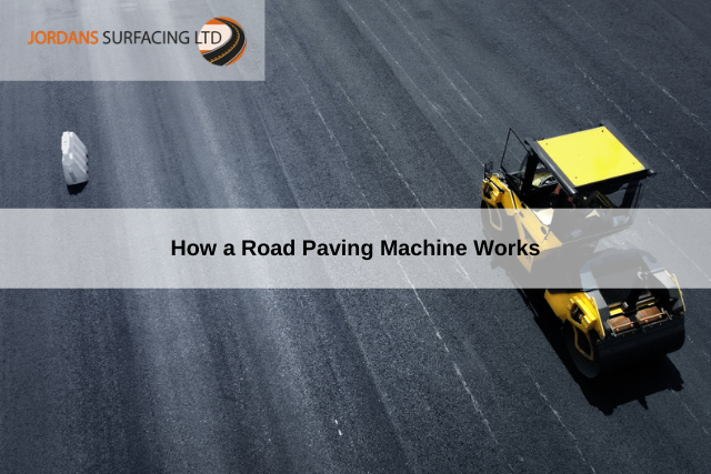 How a Road Paving Machine Works